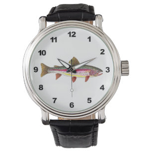 Rainbow Trout Vist Horloge
