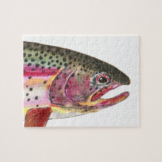 Rainbow Trout Vist Legpuzzel (Horizontaal)
