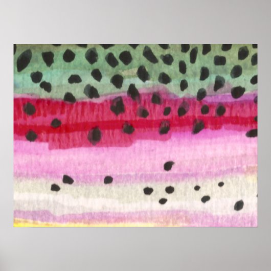 Rainbow Trout Vist Poster (Voorkant)