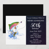 Rainbow Trout Viste de 50e verjaardag Kaart (Voorkant / Achterkant)