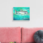 Rainbow Trout Wall Art Canvas (Insitu (Woonkamer))