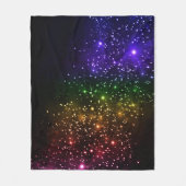 Rainbow Twilight Fleece Deken (Voorkant)