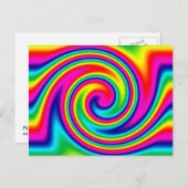 Rainbow Twirl Briefkaart (Voorkant / Achterkant)
