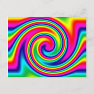 Rainbow Twirl Briefkaart
