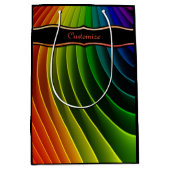 Rainbow Twist Medium Gift Bag Cadeauzakje (Voorkant)
