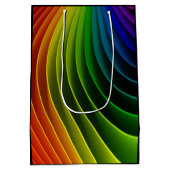 Rainbow Twist Medium Gift Bag Medium Cadeauzakje (Achterkant)