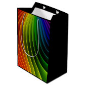 Rainbow Twist Medium Gift Bag Medium Cadeauzakje (Achterkant Gekanteld)