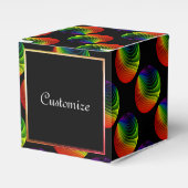 Rainbow Twist Orbs Cube Favor Box Bedankdoosjes (Voorkant Zijde)