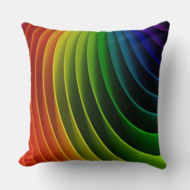 Rainbow Twist Sierkussen (Voorkant)