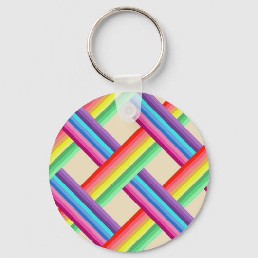 Rainbow Twist Sleutelhanger (Voorkant)