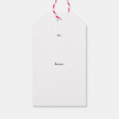 Rainbow Type Happy Birthday Cadeaulabel (Achterkant)