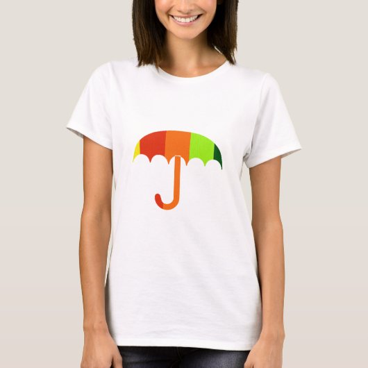 Rainbow Umbrella T-shirt (Voorkant)