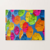 Rainbow Umbrella Whimsical Colorful Legpuzzel (Horizontaal)