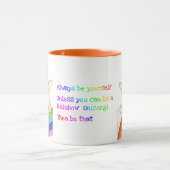 Rainbow unicorgi-kleurencombo-mok mok (Midden)