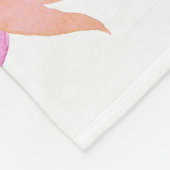 🌈 Rainbow Unicorn - Aangepaste naam Fleece Deken (Hoek)