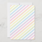 Rainbow Unicorn Anniversaire Invitation Twinkle St (Dos)