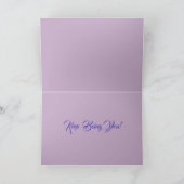 Rainbow Unicorn aquarelle art mignon carte d'anniv (Intérieur)