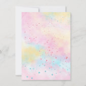 Rainbow Unicorn Baby Shower Invitations (Dos)