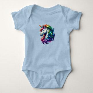 Rainbow Unicorn baby-suite Romper