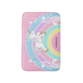 Rainbow Unicorn Bath Mat (Voorkant Verticaal)