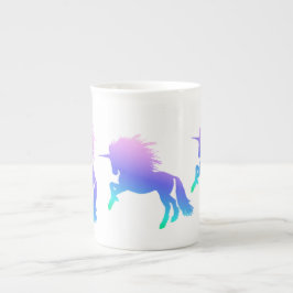 Rainbow Unicorn Bone China Mok