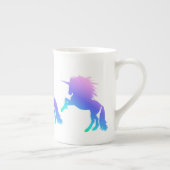 Rainbow Unicorn Bone China Mok (Rechts)