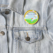 Rainbow Unicorn Button (In situ)