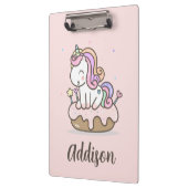 Rainbow Unicorn Cake gepersonaliseerd klembord (Links)