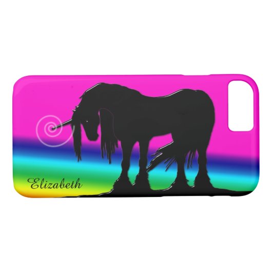 Rainbow Unicorn Case-Mate iPhone Case (Achterkant (Horizontaal))
