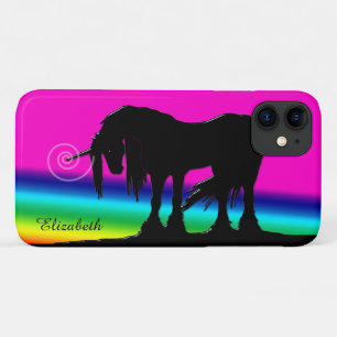 Rainbow Unicorn iPhone 11 Hoesje