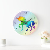 Rainbow Unicorn Clock Grote Klok (Huis)