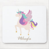 Rainbow Unicorn Cute Muismat (Voorkant)