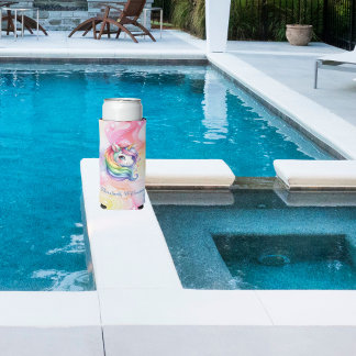 Rainbow Unicorn Design met aangepaste naam