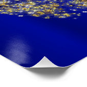 Rainbow Unicorn en Glitter Perfect Poster (Hoek)