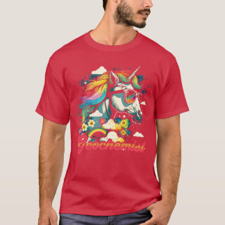 Rainbow Unicorn Geochemist T-shirt