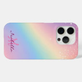 Rainbow Unicorn Glitter Case-Mate iPhone Case (Achterkant (horizontaal))