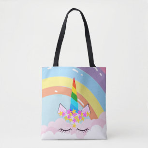 Rainbow Unicorn in de Sky Toddler Draagtas