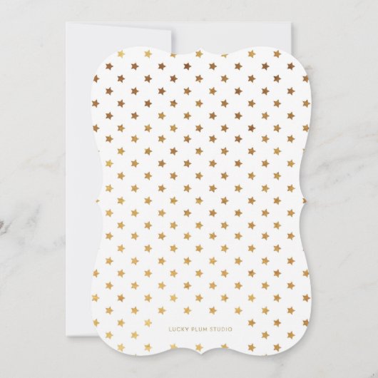 Rainbow Unicorn Invitation d'anniversaire (Dos)