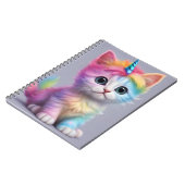 Rainbow Unicorn Kitten Notitieboek (Linkerzijde)