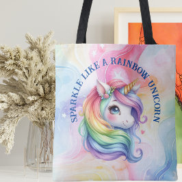 Rainbow Unicorn Kleurrijk Design Tas