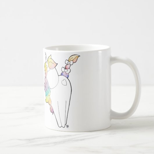 Rainbow Unicorn Koffiemok (Rechts)