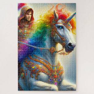 Rainbow Unicorn Legpuzzel