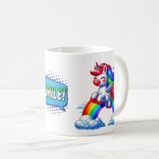 Rainbow Unicorn Magic Mug 11 oz (Devant droit)