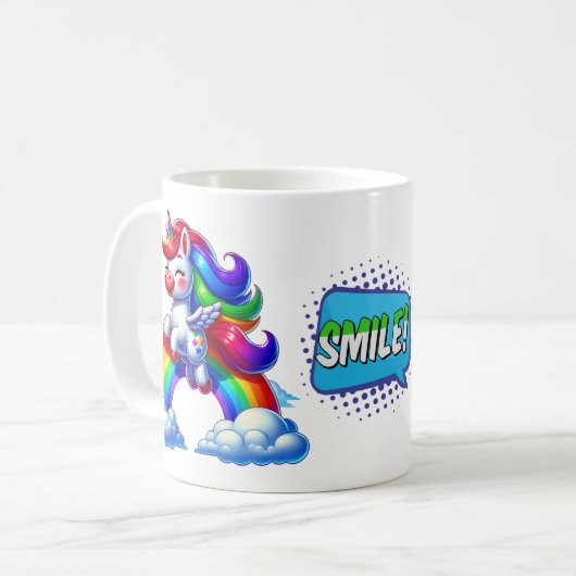 Rainbow Unicorn Magic Mug 11 oz (Devant gauche)