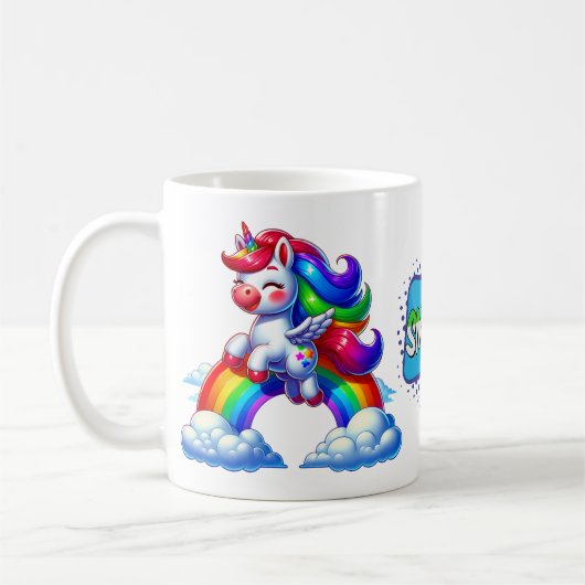 Rainbow Unicorn Magic Mug 11 oz (Gauche)