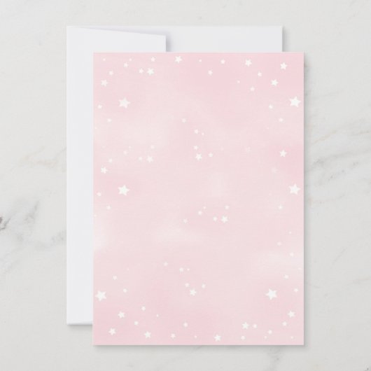 Rainbow Unicorn Magique or rose carte d'anniversai (Dos)