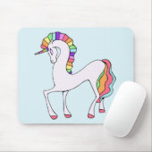 Rainbow Unicorn Mousepad Muismat (Met muis)