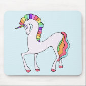 Rainbow Unicorn Mousepad Muismat (Voorkant)