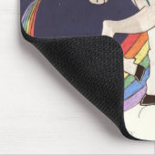 Rainbow Unicorn Mousepad Muismat (Hoek)