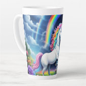 Rainbow Unicorn One Latte Mok (Linkerhoek)